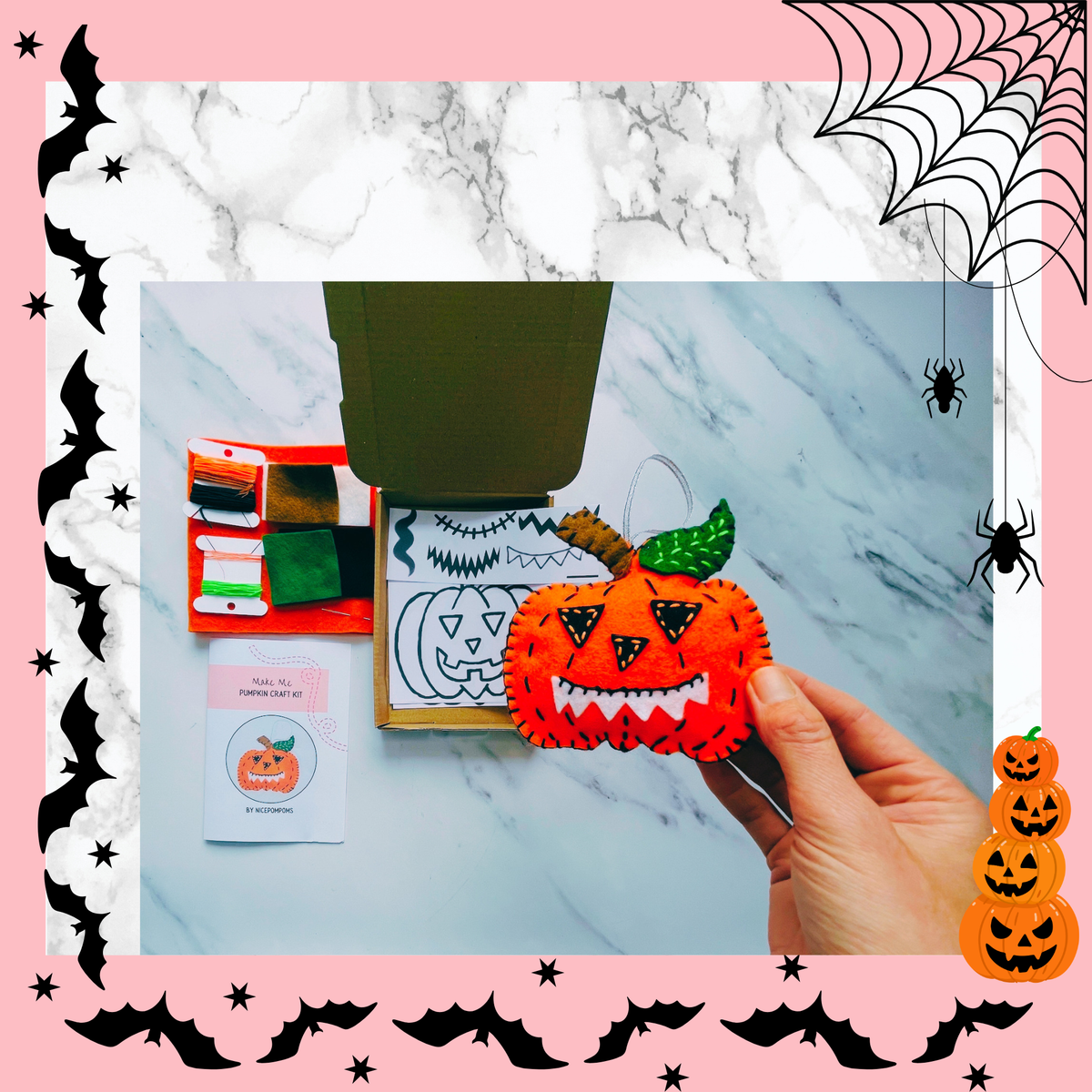 Pumpkin halloween craft kit