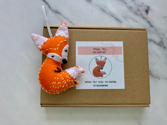 DIY Felt fox Kit, suitable for beginners