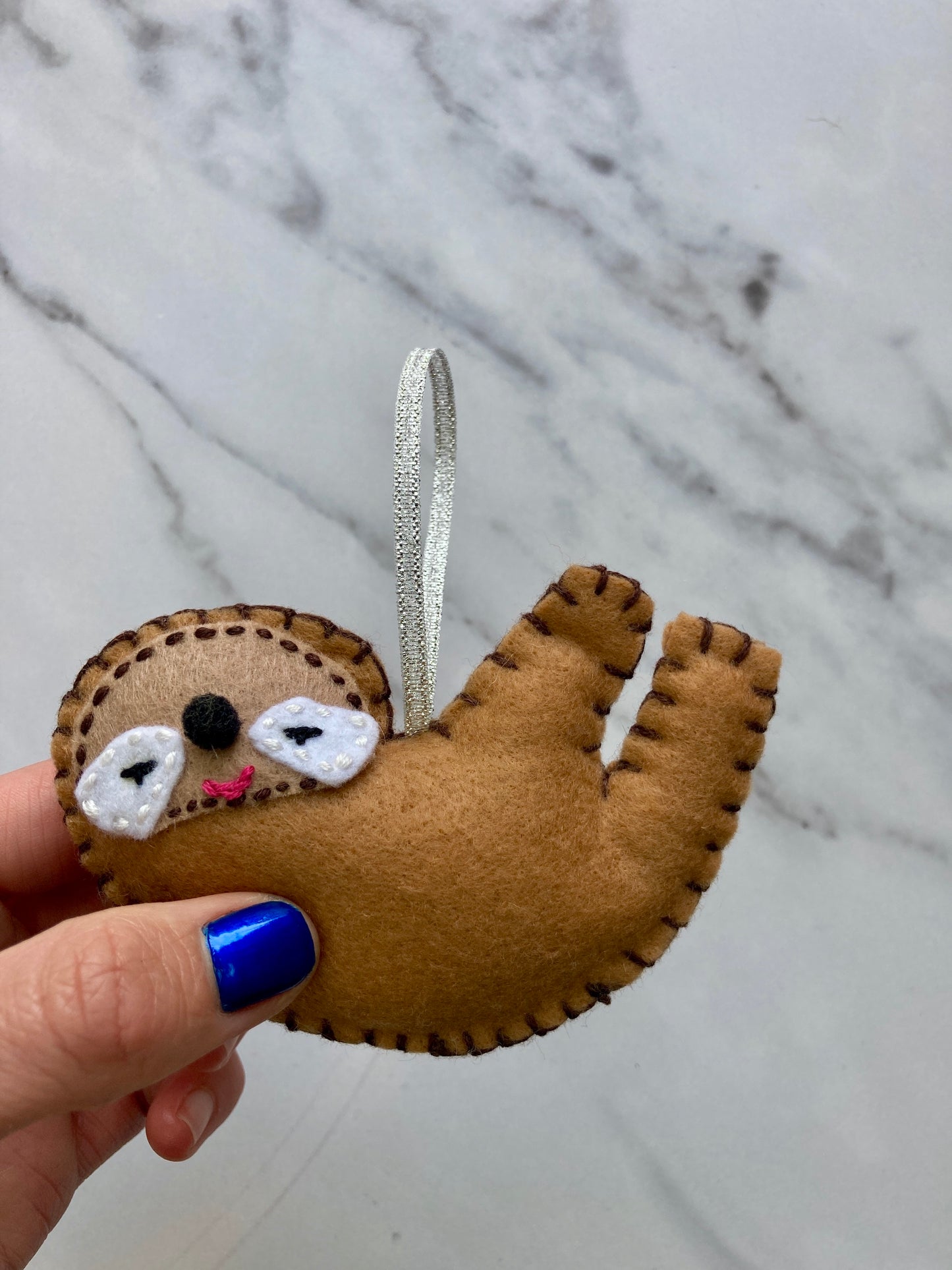 DIY Felt sloth Kit, suitable for beginners