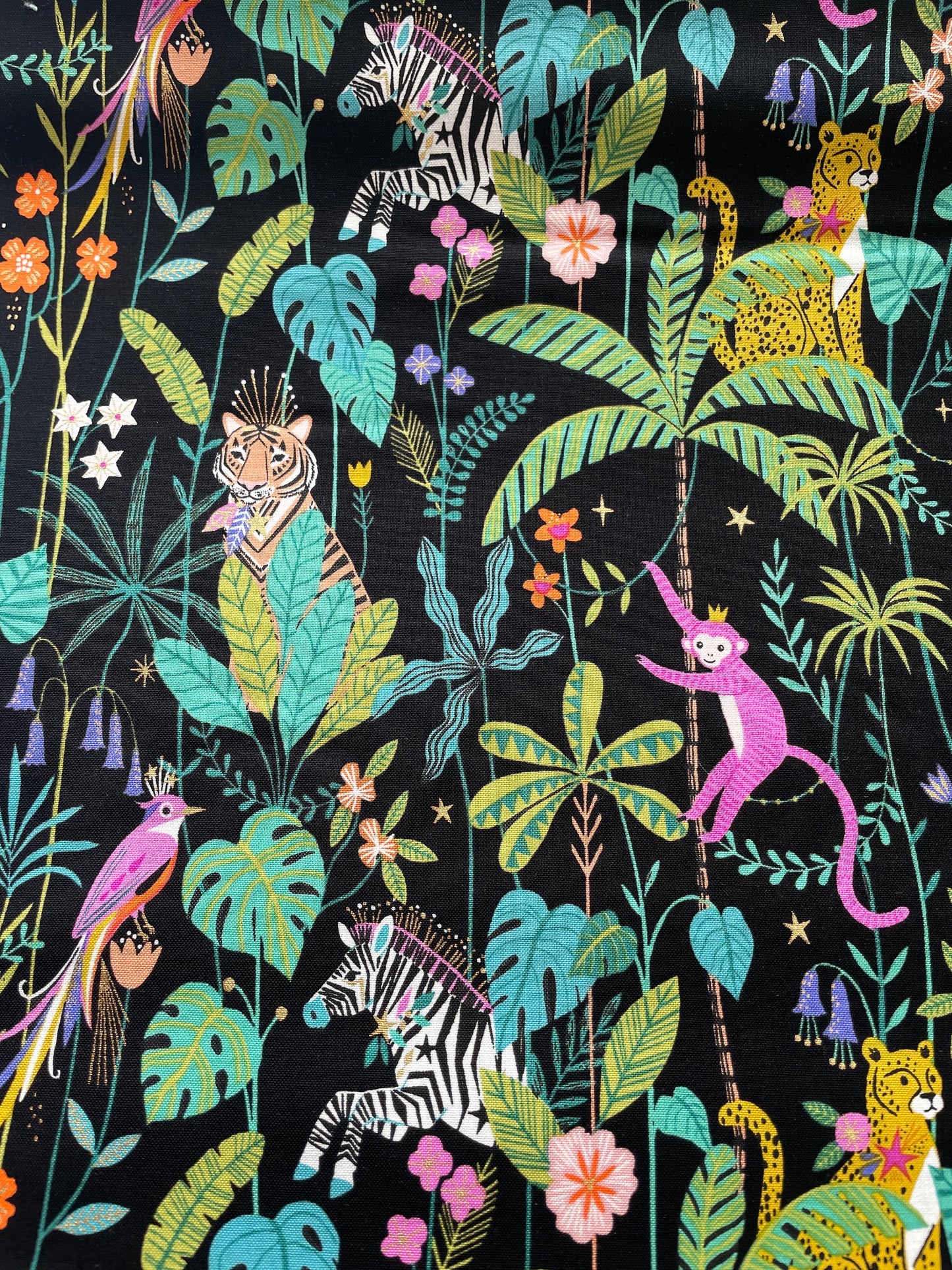 Jungle Luxe cotton fabric, by Dashwood Studio, OEKO-TEX certified