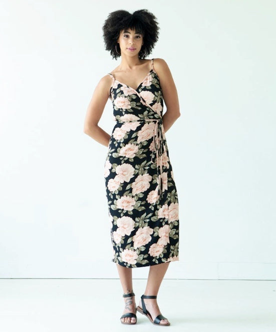 Wrap dress sewing pattern, from True Bias