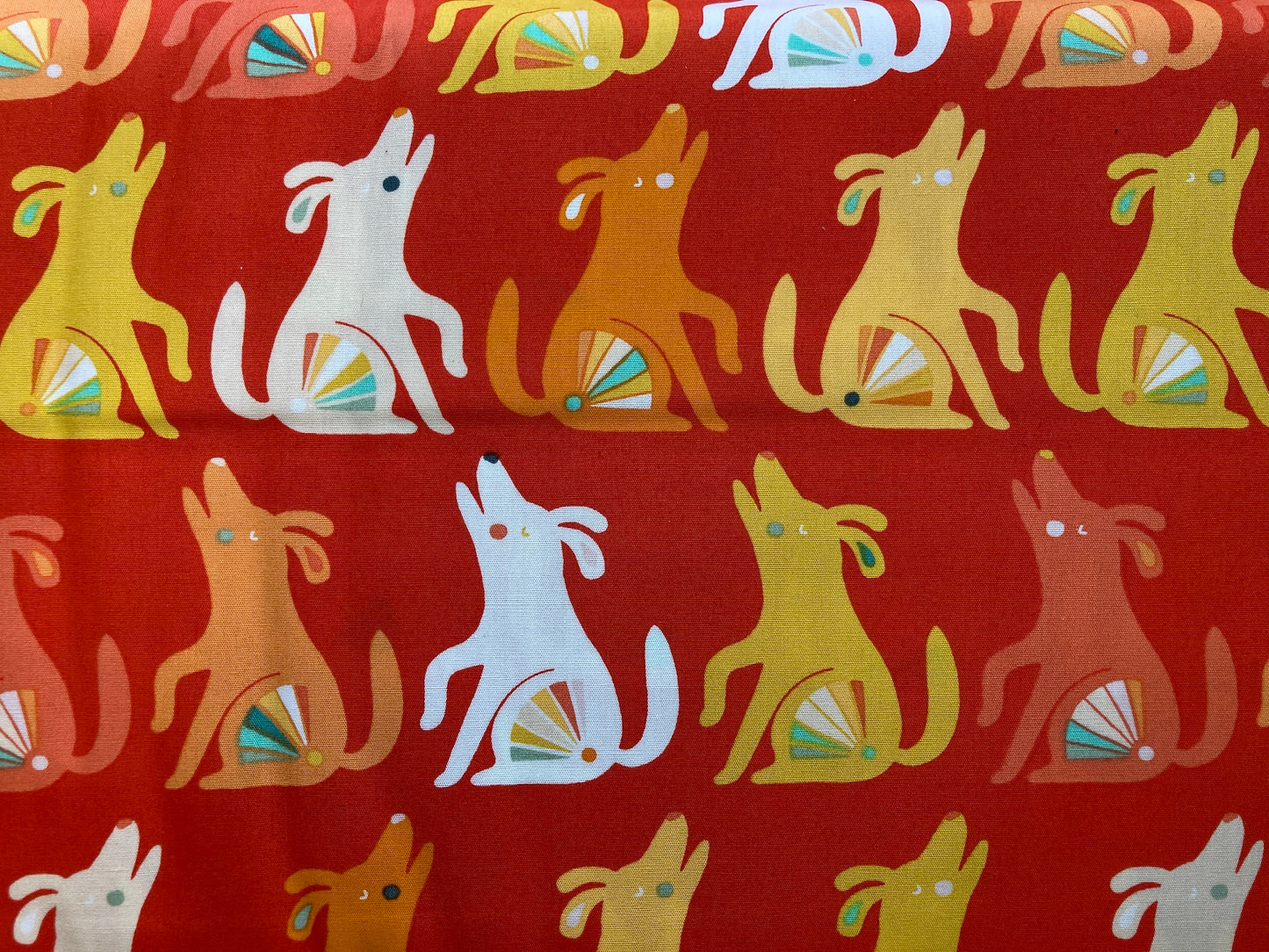 Happy Howl cotton fabric, from Art Gallery fabrics