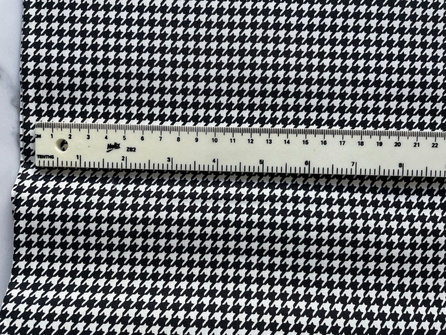 Black and white cotton, fabric, Houndstooth fabric, by AGF Studio