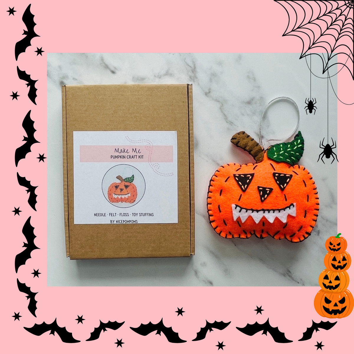 Pumpkin halloween craft kit