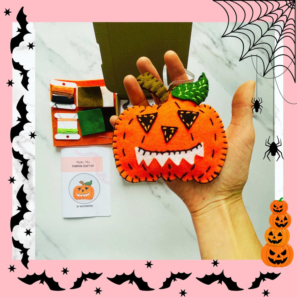 Pumpkin halloween craft kit