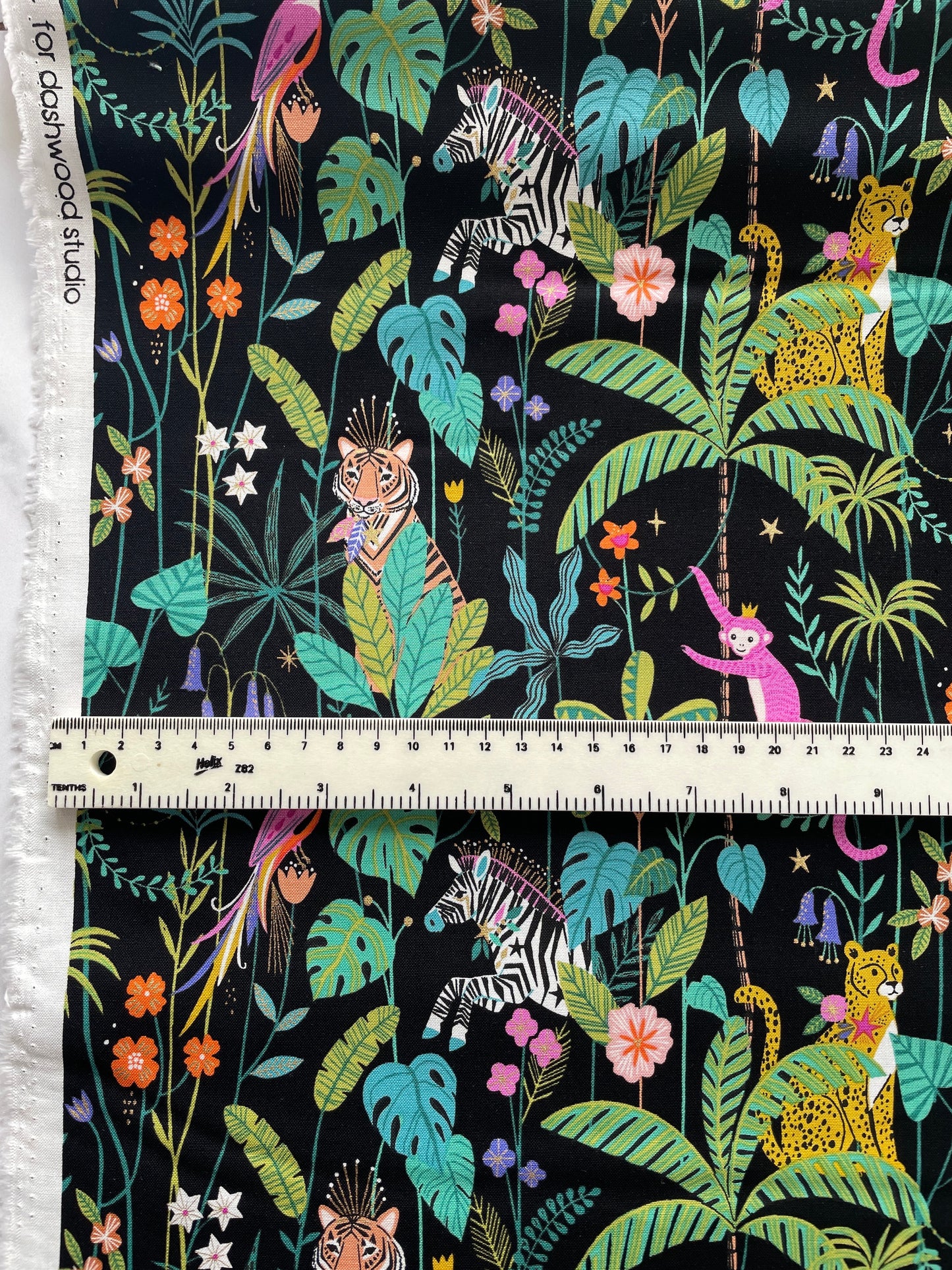 Jungle Luxe cotton fabric, by Dashwood Studio, OEKO-TEX certified