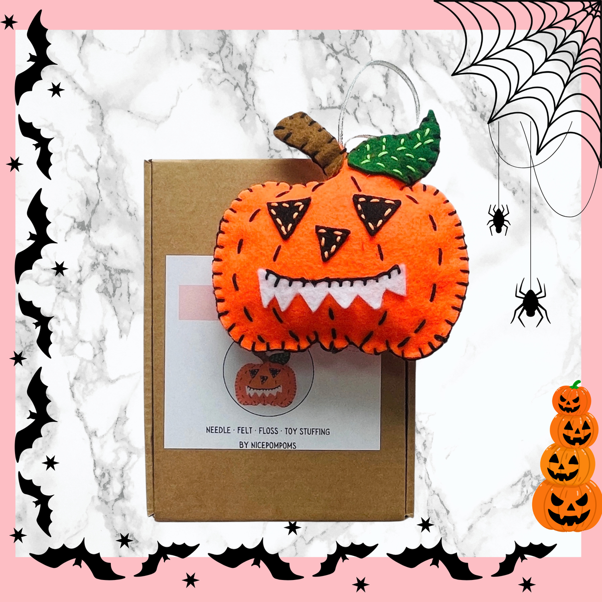Pumpkin halloween craft kit