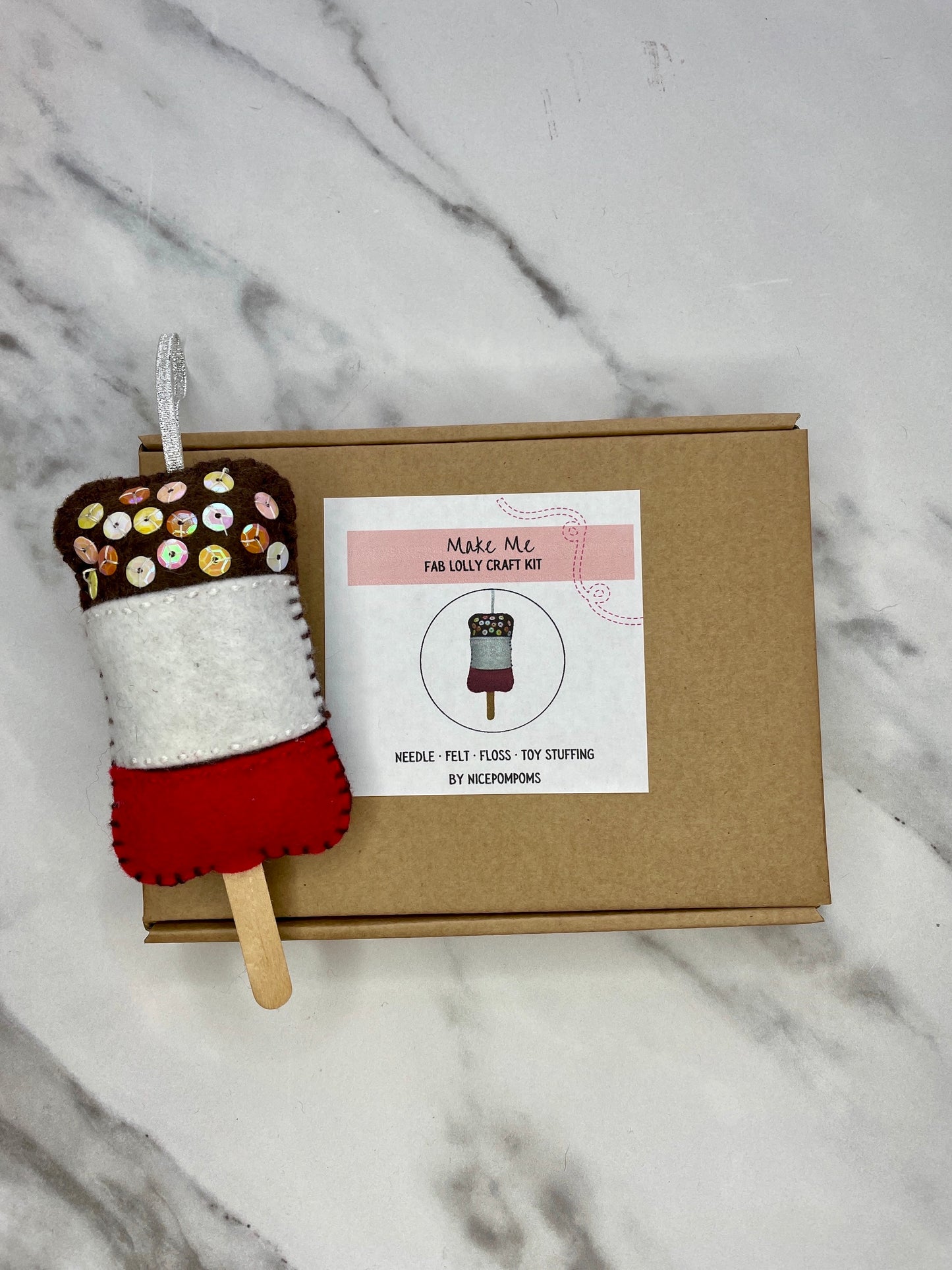 Fab lolly craft kit, make your own hanging ornament