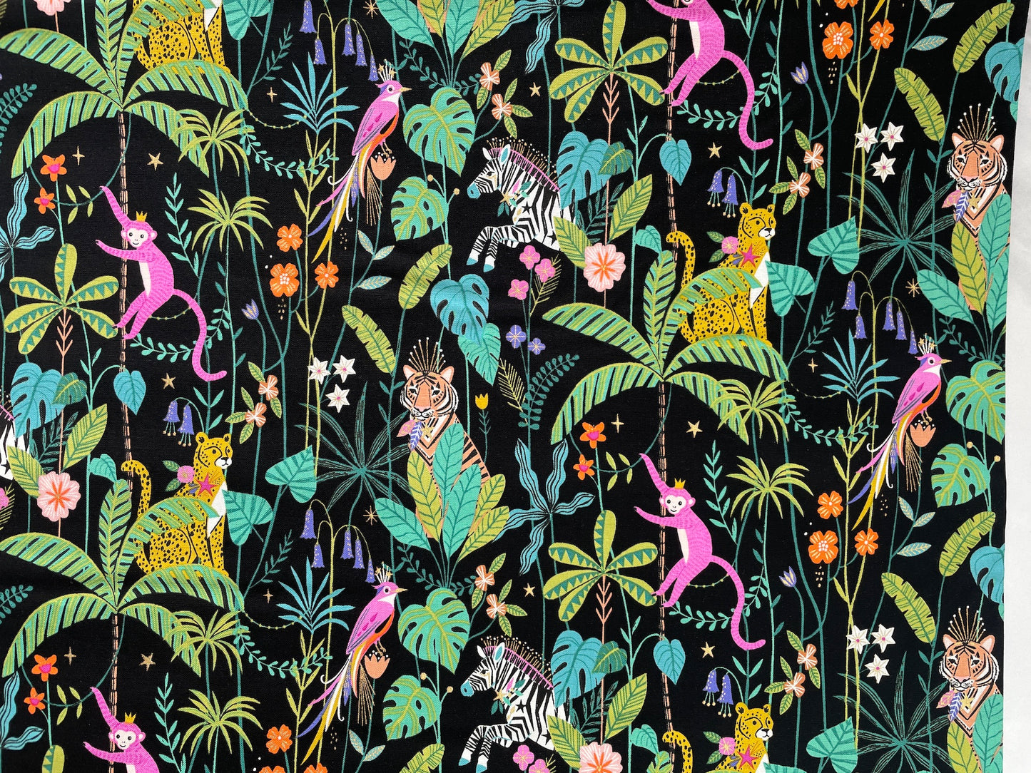 Jungle Luxe cotton fabric, by Dashwood Studio, OEKO-TEX certified