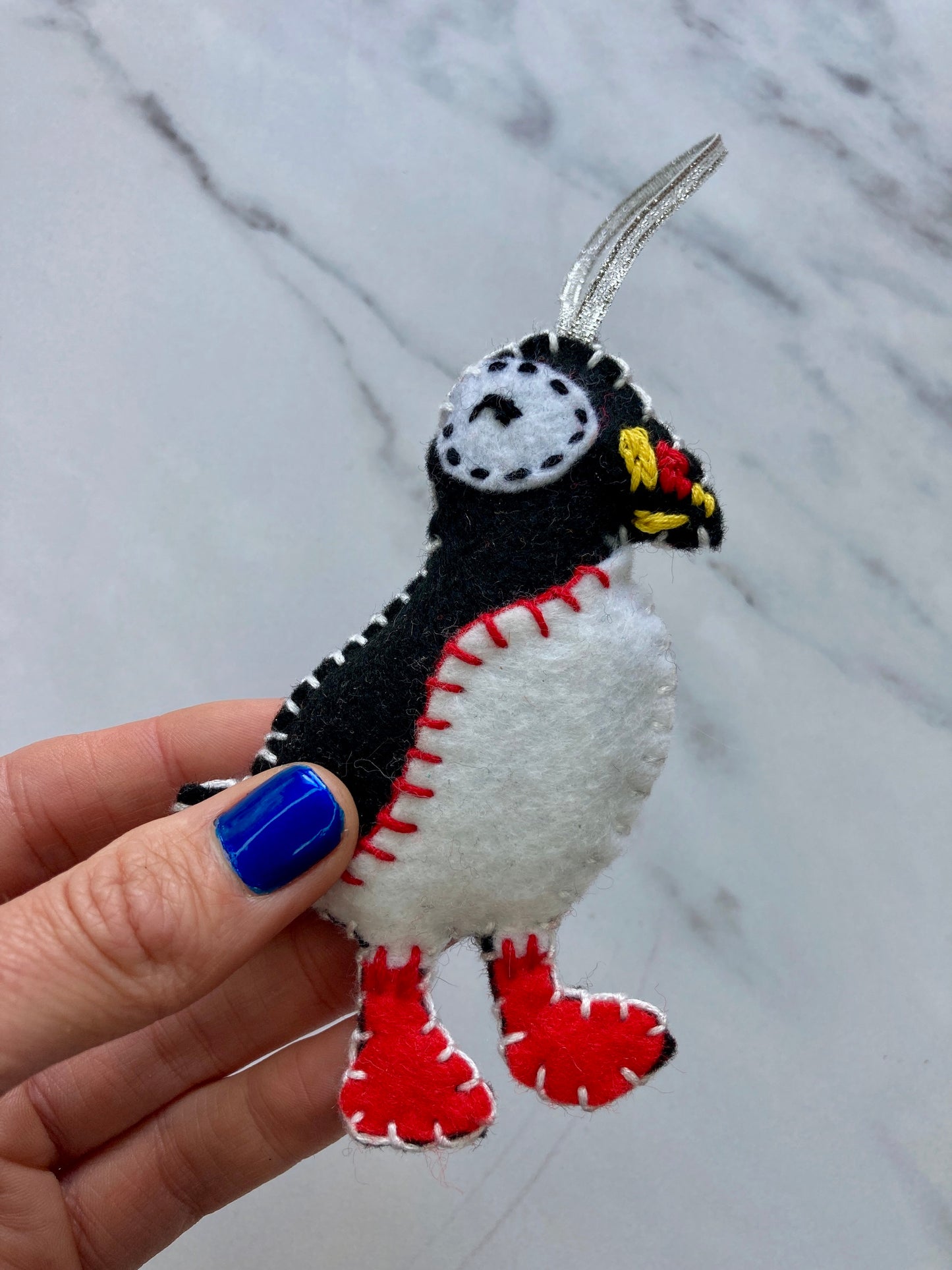 DIY Felt puffin Kit, suitable for beginners