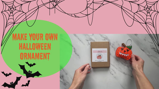 Pumpkin halloween craft kit